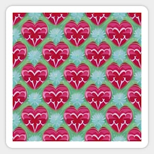 Heart Flower Sticker